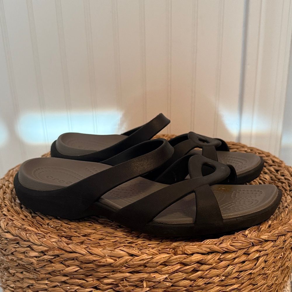 CROCS Black Women's Sandals
